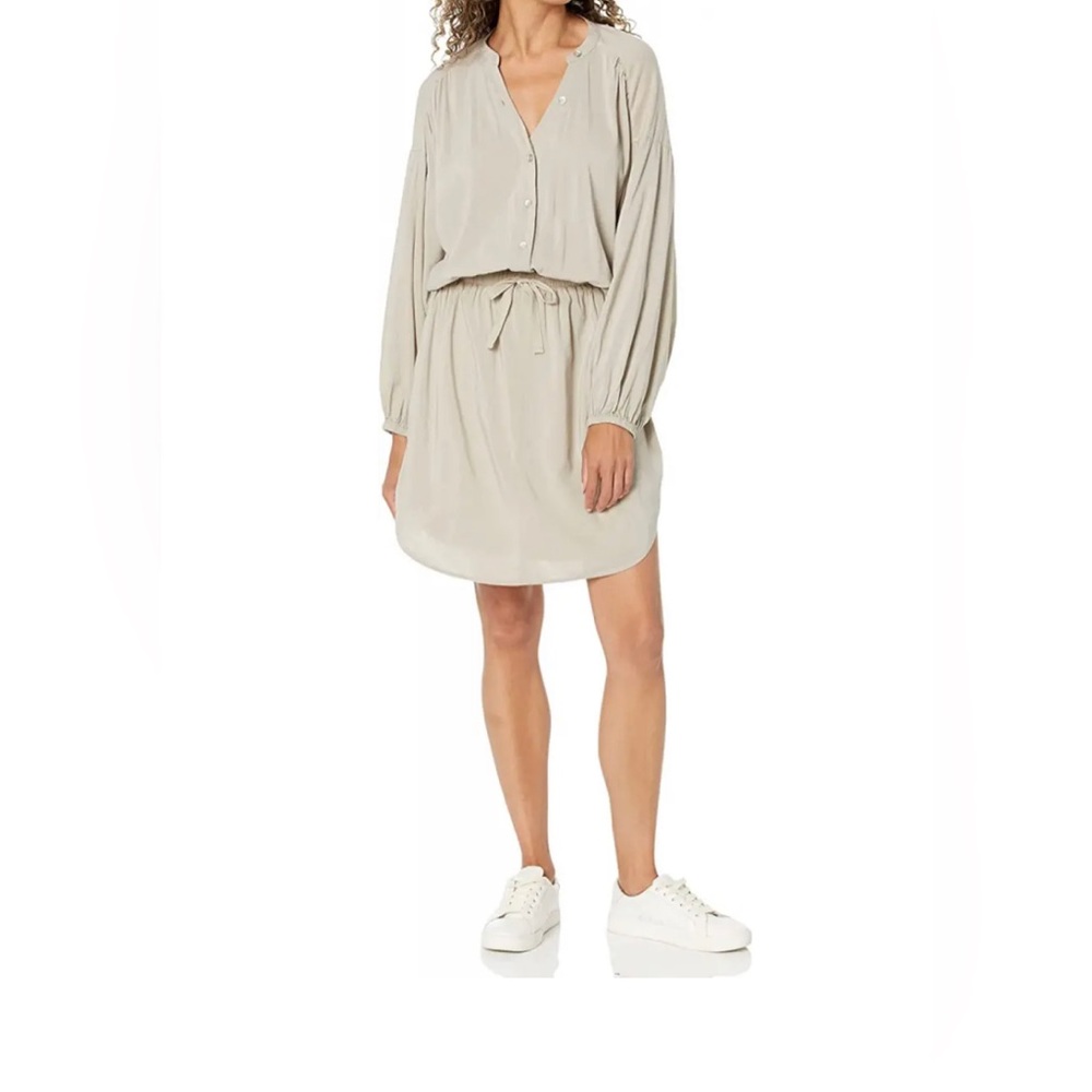 Splendid Collection Blaise Tie-Front Long Sleeve Dress